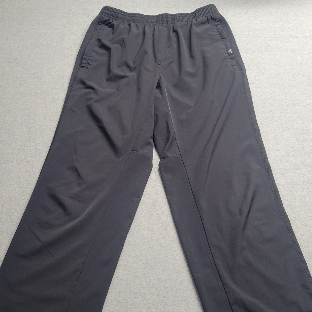 Prana Breathe Mens Yoga Climbing Pants Medium Charcoal Gray Elastic Waist Pocket - Picture 2 of 9